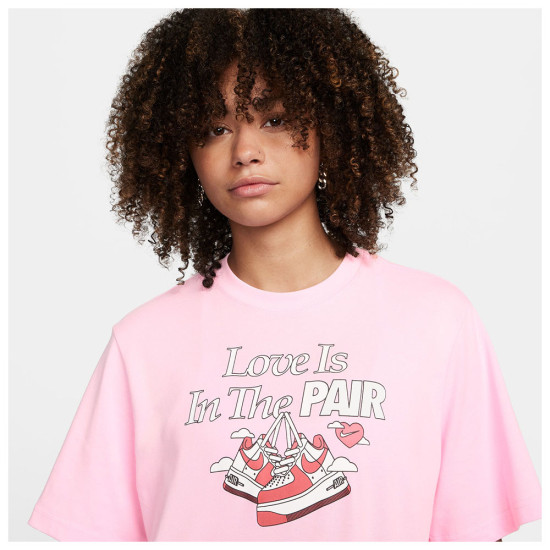 Nike Γυναικεία κοντομάνικη μπλούζα Sportswear Tee OC 1 Boxy Valentine's Day